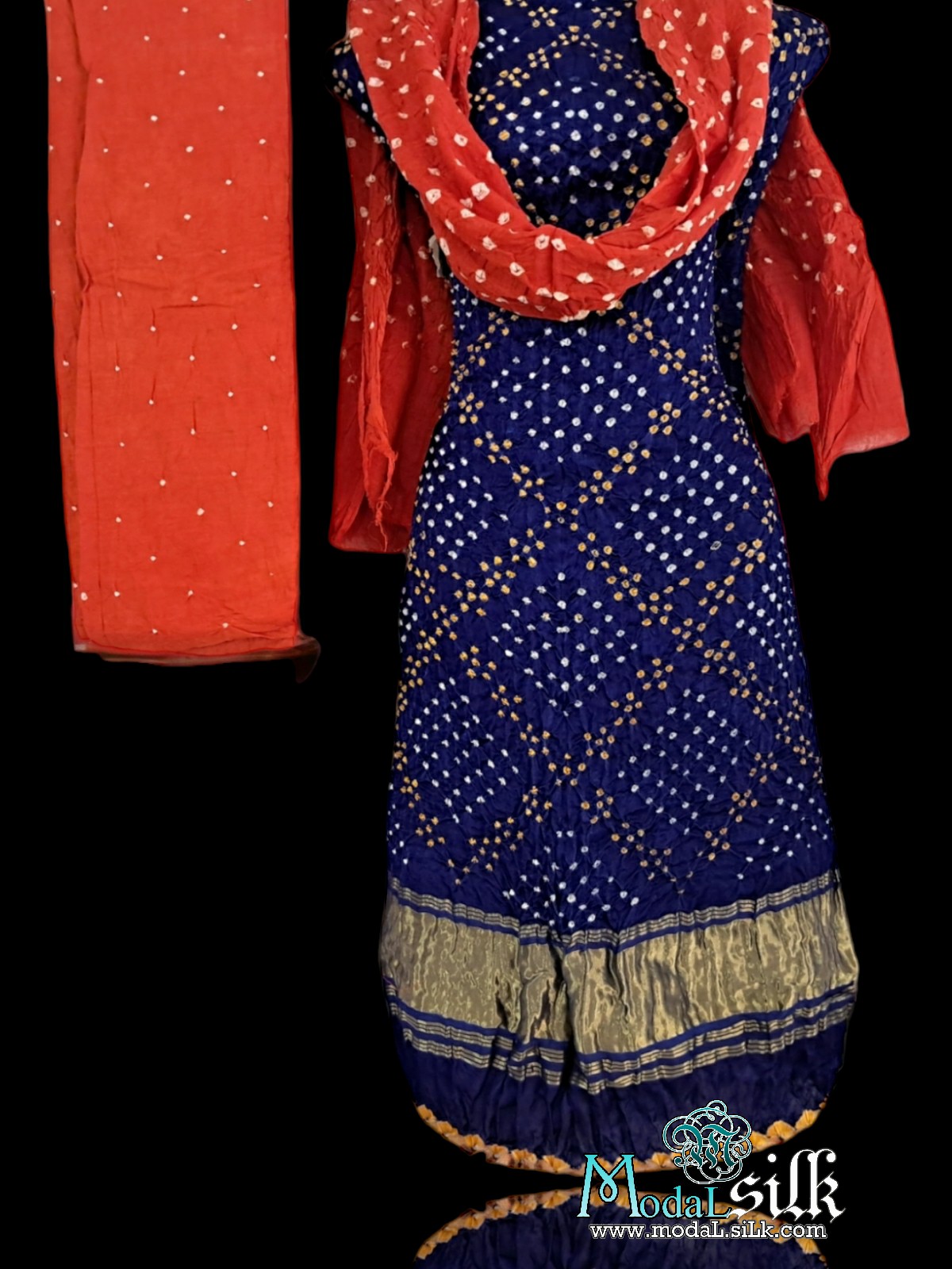 Chanderi silk kurti + pant with... - Dress material.shopholic | Facebook