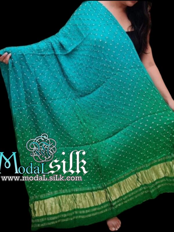 Rama Parrot Bandhani Dupatta Pure ModalSilk