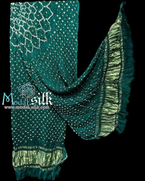 Rama Makdi Bandhani Dupatta Pure Modal Silk