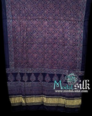 Pure Modal Silk Ajrakh Dupatta